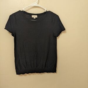 Loft XS Black Blouse